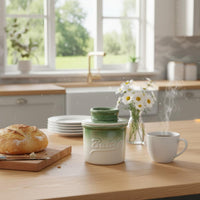 Ceramic Butter Keeper Lidded Kitchenware Airtight Seal