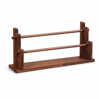 Wooden Bracelet Rack Freestanding Countertop Display Rack Rectangular Base Accessory Storage