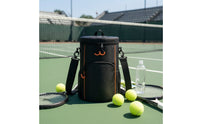 Multi-Pocket Gear Bag with Mesh Pockets Portable Sports Bag with Shoulder Strap Versatile Sturdy for Athletes, Players, Tennis