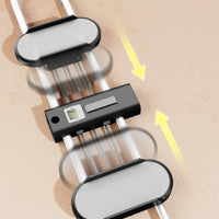 Quiet Operation Home Ski Exercise Equipment Digital Counter Leg Slide Exercise Machine Foldable Inner Thigh Workout Machine for Women