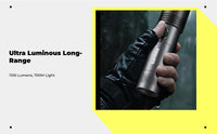 Rechargeable high-lumen LED torch