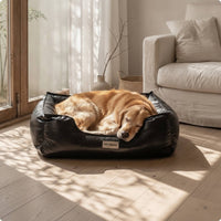 Bolstered Dog Bed Cuddly Cat Sofa Bed Supportive for Dogs