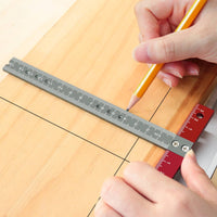 T-Shaped Ruler Exact Layout Carpentry Ruler Long-Lasting for Construction