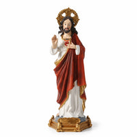 Religious Figurine White Figurine with Radiant Aura Collectible for Altar
