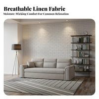 Pull-extendable Sleeper Sofa two-in-singleUse Design Pull-extendable Sleeper Loveseat Space-Saving transformable Couch for Homeowners, Small Spaces, Living Room, Home Office