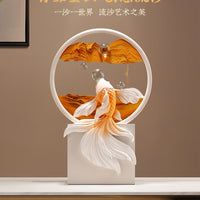 流沙画摆件轻奢客厅玄关电视柜酒柜装饰品感乔迁新居礼物