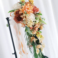 Artificial Waterfall Floral Arrangement Lifelike Cascade Bridal Floral