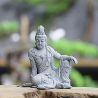 Chinese Style Zen Buddha Figurine for Home and Garden Decor