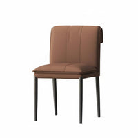 Upholstered Highspine Chair Light Luxury and Aesthetic Kitchen Seat Ergonomic Supportrest Easy to Clean for Design Lovers