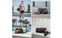 Mesh Duffel Bag with Shoulder Strap Breathable Mesh Duffel Bag with Zipper Closure Heavy Duty for Pool