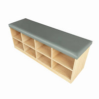 Tufted raiseTop Ottoman Multifunctional Storage Bench hardwood Wood Frame