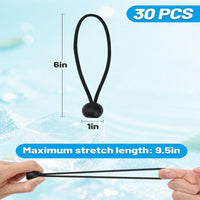 30PCS Tent Fixing Elastic Cords
