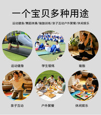 加厚三折叠健身垫多功能瑜伽舞蹈训练垫防滑环保体操垫子