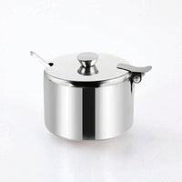 Condiment Container with Lid Polished Sugar Bowl Compact for Dining Table