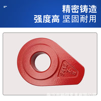 骆恒美标重型套环索具钢丝绳保护套鸡心环喷塑镀锌碳钢铸造锻造