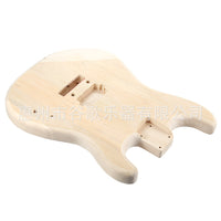 ST Poplar Guitar Body with Double Single Coil Pickup Cavities (Double Humbucker Routes)