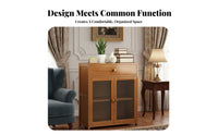 Modern Design Multi-Level Bookcase with Fluted Glass Doors Dust-Proof Tall Cabinet with Transparent Doors Large Capacity Storage Furniture Vertical Space Saving for Book Lovers, Apartment Dwellers, Study Room, Home Office, Dormitory, Bedroom