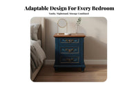 Vintage design Painted Accent Cabinet Rustic appeal Storage Furniture Chest of Drawers for Interior Design lovers, Apartment Dwellers, Homeowners, Bedroom, Hallway, Entryway, Dining Room