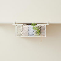 Wardrobe Pull-out Basket Strong Load-Bearing Slide-out Under Shelf Basket