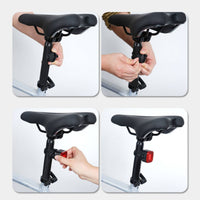 Bike Tail Lamp with Mounts Memory Mode Rear Lamp with USB Cable Super Bright for Cyclists, Road Bikers, Daily Commuting