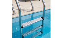 Heavy-Duty Pool Ladder Accessory Rust-Resistant Pool Ladder Support Stainless Steel Hardware Sturdy for Maintenance Teams