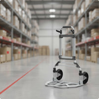 Folding Hand Truck Smooth Portable Trolley Space-Saving for Delivery Drivers
