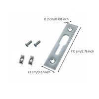 Sliding Opening Lock, Security Hook Latch, Child Protection Lock, Easy Installation for Kitchen, Balcony, Patio Doors, Sturdy Metal