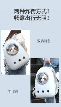 猫包外出便携式宠物包户外透明猫包泰迪博美狗狗背包太空舱猫咪包