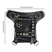 Waist Bag with Belt Steampunk Fanny Pack Hands-Unrestricted for Bikers