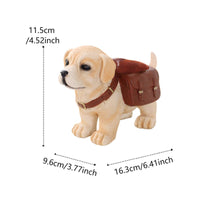 Labrador Dog Planter Long-Lasting Resin Garden Decor Decorative Ornament