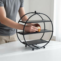 Tiered Dessert Stand Sturdy Base Tiered Cupcake Easy to Clean to Clean 3 Tier Cake Display Rack for Birthday