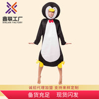 厂家批发圣诞节日动物扮演装卡通企鹅舞台表演cosplay服装扮服装