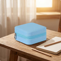 Structured Guzheng and Pipa Accessories Case Zippered Pipa Fingernail Case Compact Organizer Convenient for Stage Performances