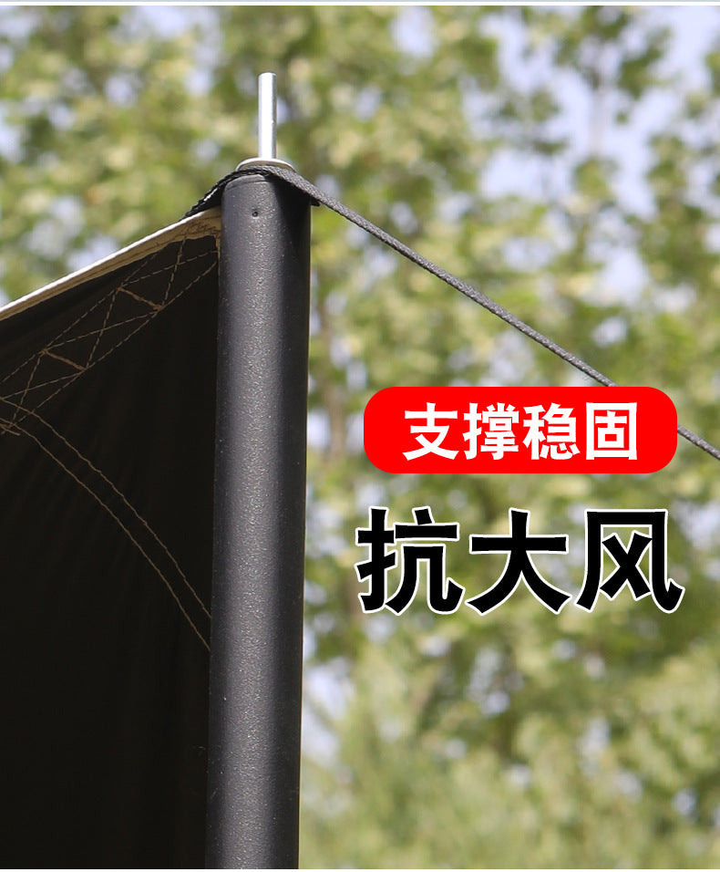 Canopy Outdoor Camping Accessories Support Pole Glow Tent Pegs Glow Rope Windproof Rope Windproof Buckle Canopy Pole