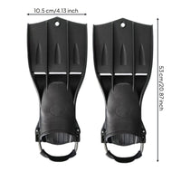 Adjustable Elastic Strap Fins Lightweight Diving Dive Fins Compact for Deep Sea