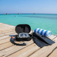 Diving Mask Case Compact Design Snorkel Mask Case 360-Degree Zipper