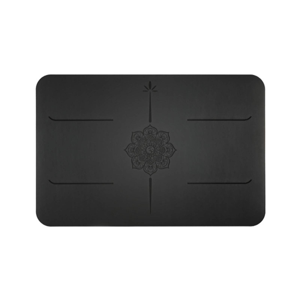 Grippy Fitness Inversion Mat Compact Fitness Mat with Alignment Lines Portable Stable for Yogis