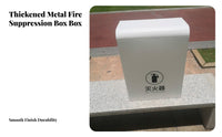 Rustproof Floor Standing Fire Suppression Device Cabinet Professional Appearance Fire Suppression Device Box Modern Design Heavy Duty Steel Enclosure High Visibility for Facility Managers, Business Owners, Interior Designers, Shopping Malls