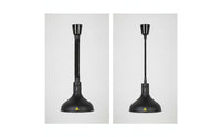 Adjustable Hanging Food Warming Lamp Dome-Shaped Commercial Food Heat Lamp Heavy Duty Infrared for Restaurants, Caterers, Hotels, Buffet, Cafeteria, Supermarket