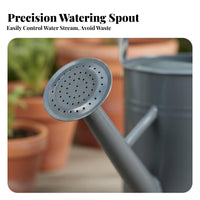 Watering Can with Sprinkler Rose Traditional Watering Can with Rose Head Galvanized Garden Tool for Gardeners