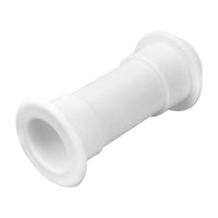 Nylon Boat Drain Outlet for Marine and Yacht Bilge, White Plastic, 2-Pack