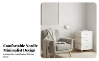 rotating Dining Chair Nordic design Upholstered Armchair Modern Design Ergonomic Backrest for Homeowners, Adults, Study Room