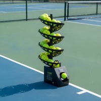 Automatic Ball Feeder with Tripod Sturdy Pickleball Launcher Adjustable Pickleball Machine User-Friendly for Solo Training