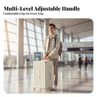 Hard Shell Suitcase Combination Lock Trolley Case Scratch Resistant