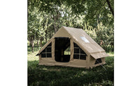 Easy Setup Inflatable Camping Tent with Awning Spacious Inflatable Tent Sturdy Portable for Backyard