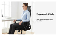 Ergonomic High-Back Chair Reclining Function for Students