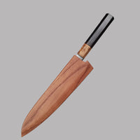 Wooden Saya Knife Sheath for Japanese Chef Knife, Gyuto, Yanagiba, Deba, Santoku