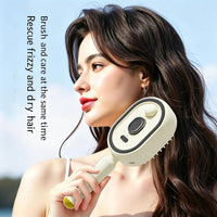 Rechargeable Electric Steam Hair Straightener with Spray Function, Portable Wireless Styling Tool