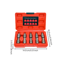 Screw Extractor Set, High Hardness Bolt Remover, Damaged Screw Removal Tool for Workshop, DIY Projects, Mechanical Repairs