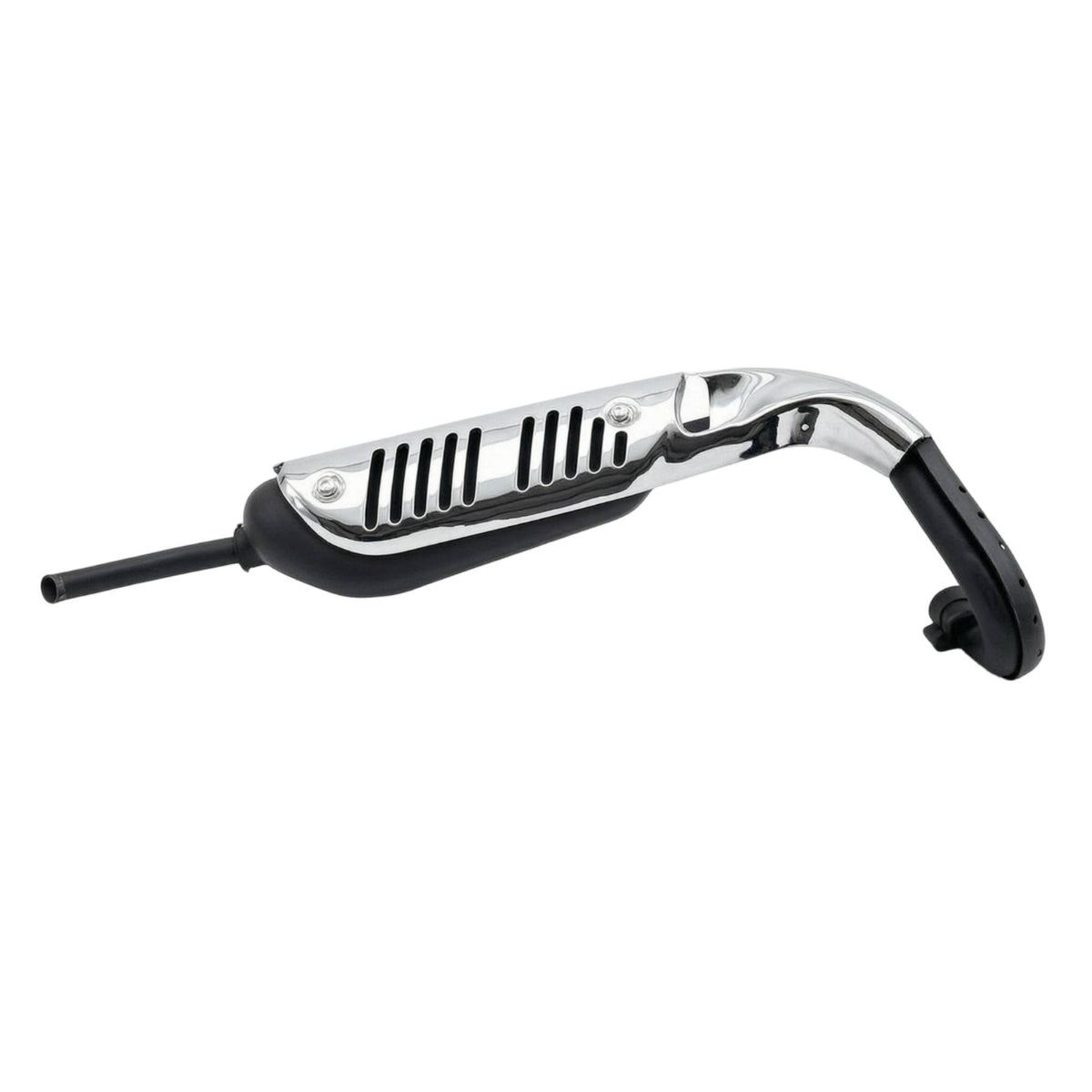 Chrome Motorcycle Exhaust Muffler Safeguarding Muffler with Heat Guard Temperature Resistant Motorcycle Exhaust Heat Guard Replacement for Riders